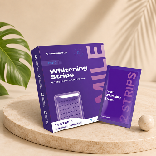 Purple Teeth Whitening Strips