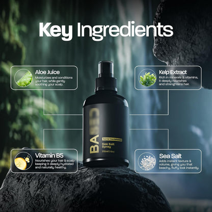Natural Sea Salt Spray for Hair Volume and Texture